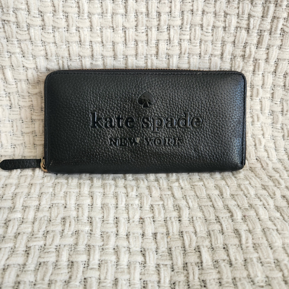 Kate Spade Black Leather Wallet